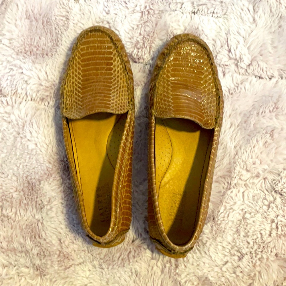 Brown Ralph Lauren Flats size 9